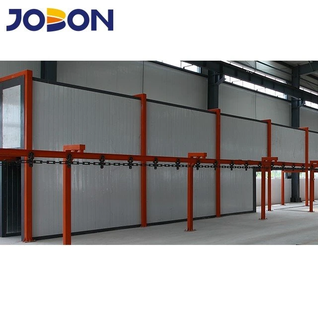 bridge type powder paint curing oven